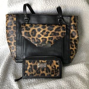 BUNDLE: Nine West Tote with Matching Wallet